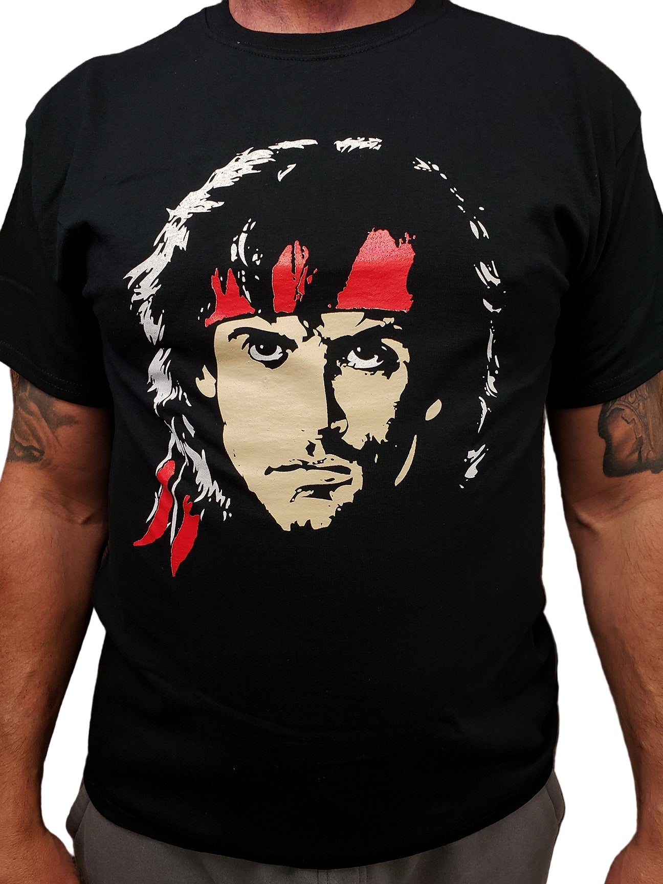 Men's T-Shirts - Rambo Face