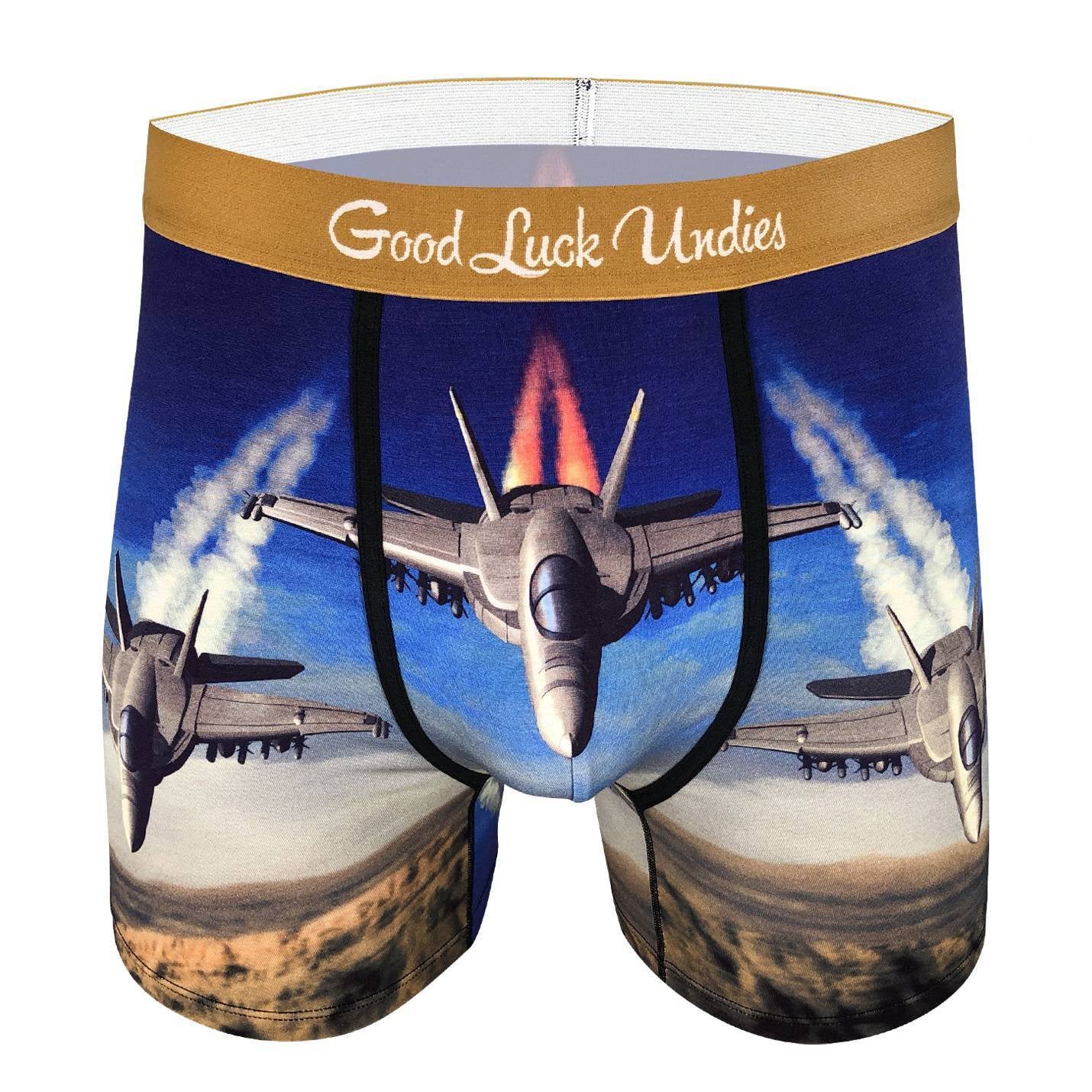 Good Luck Undies - FA-18 Hornet Combat Jet
