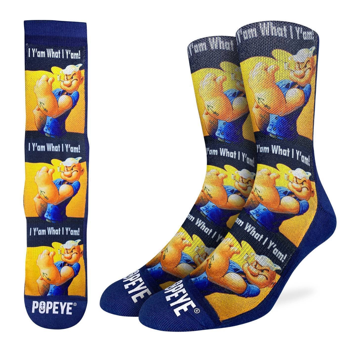Men's Socks - Popeye - I Y'am what I Y'am