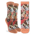 Ladies' Socks - Floral Bulldogs