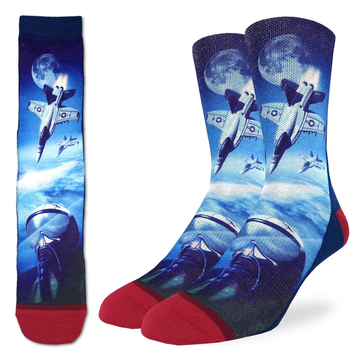 Men's Socks - F-18 Fighter Jet