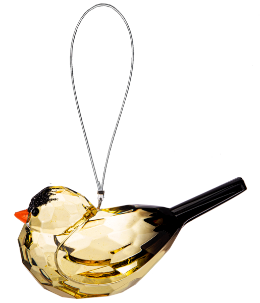 Acrylic Crystal Goldfinches