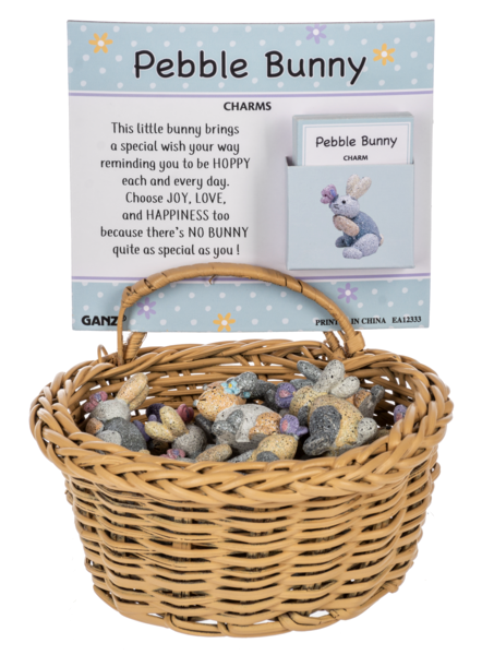 Charms - Pebble Bunnies