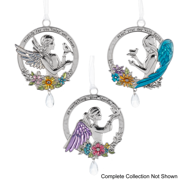 An Angel Watches Ornaments