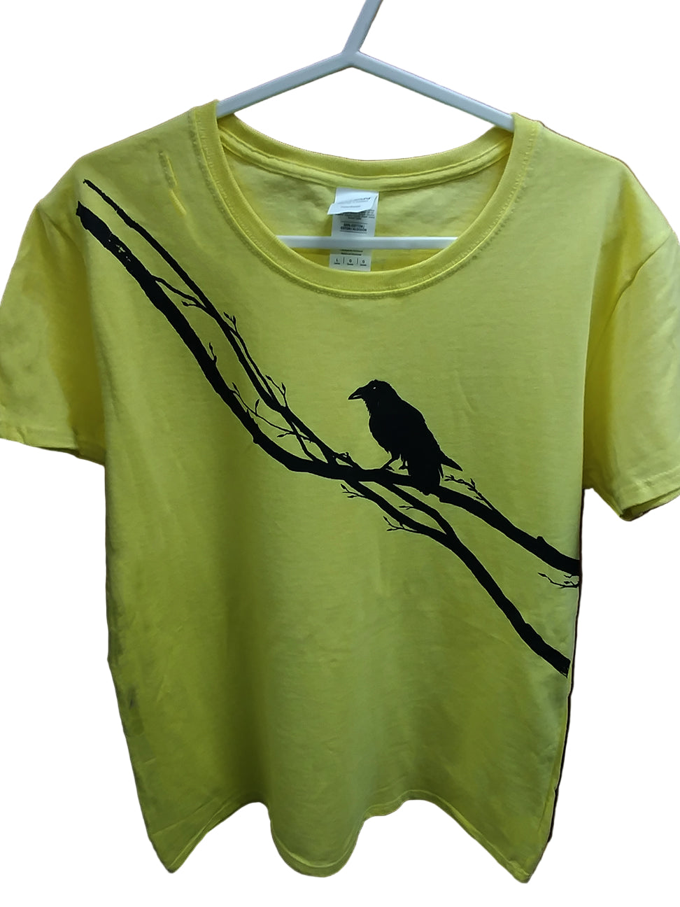 Ladies' T-Shirts - Crow On a Branch