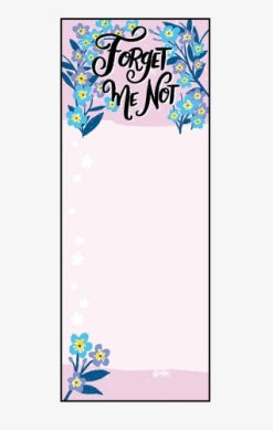 Magnetic List - Forget Me Not