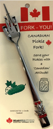 Fork You Pickle/Olive Fork - Maple Leaf