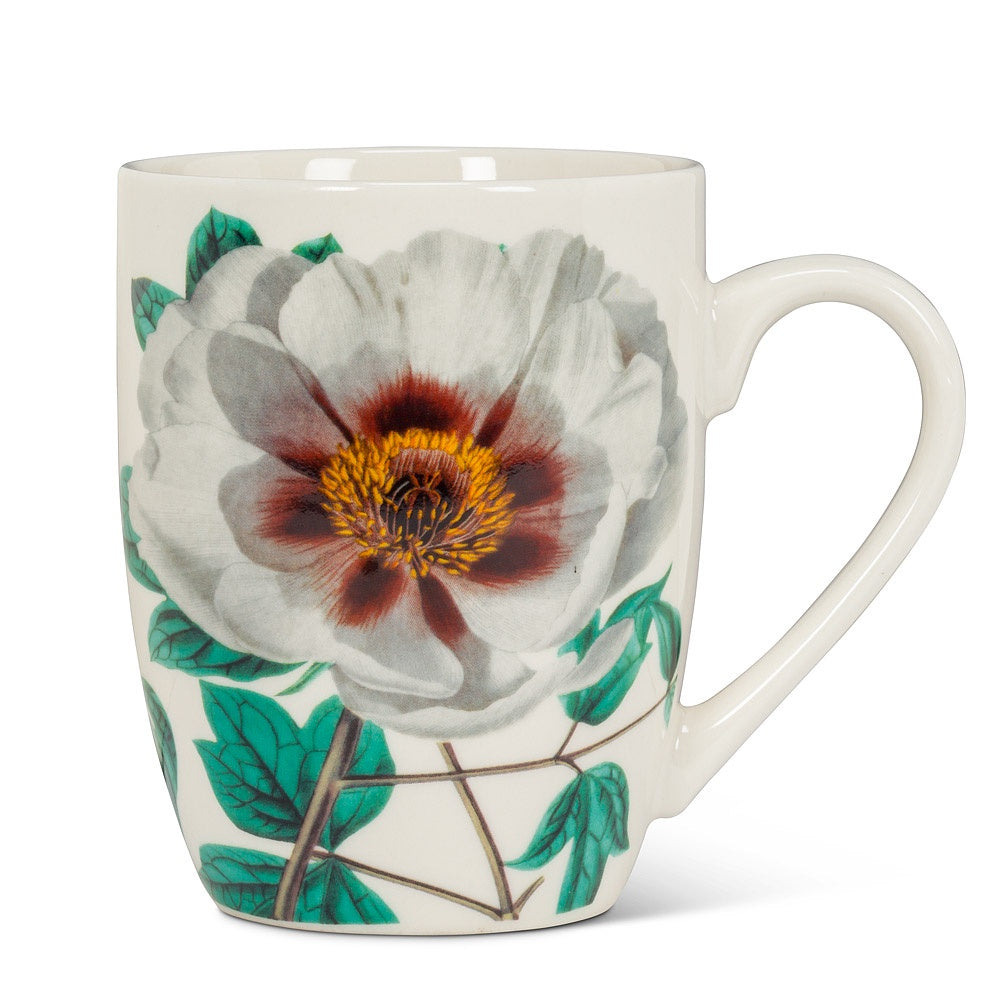 Extra Large Bloom Mug - White/Green