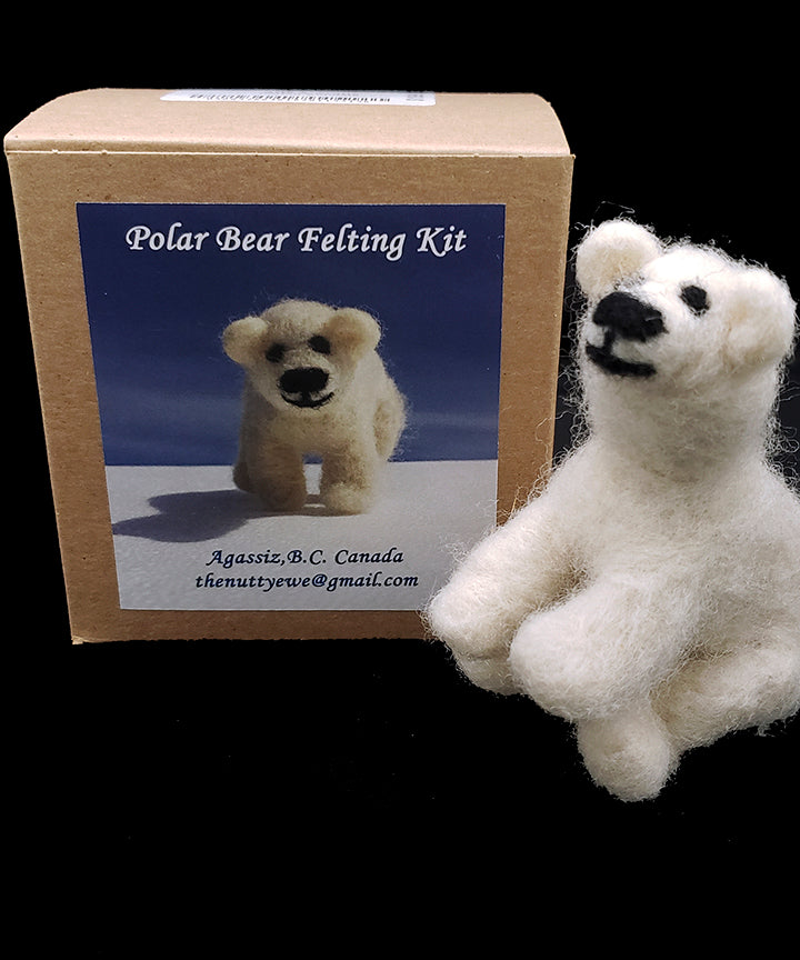 Felting Kit - Polar Bear