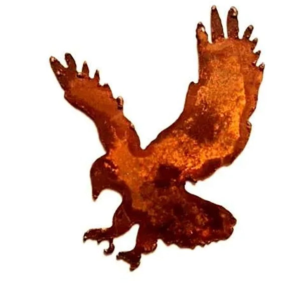 Rusted Metal Eagle Ornament