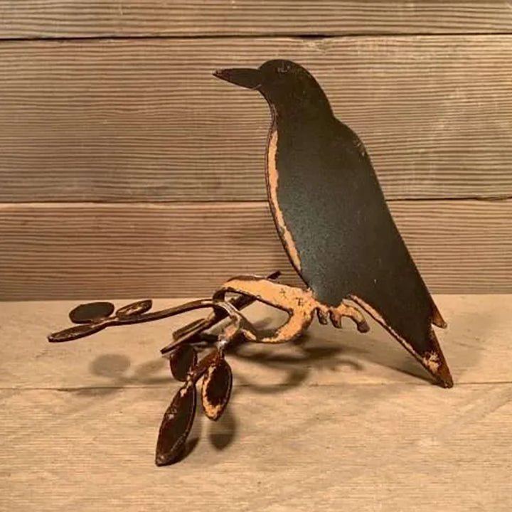 Rusted Metal Single Crow