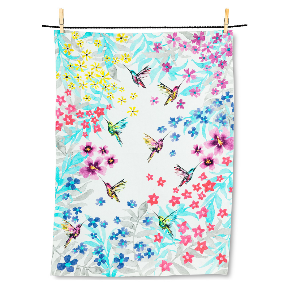 Tea Towel Hummingbirds