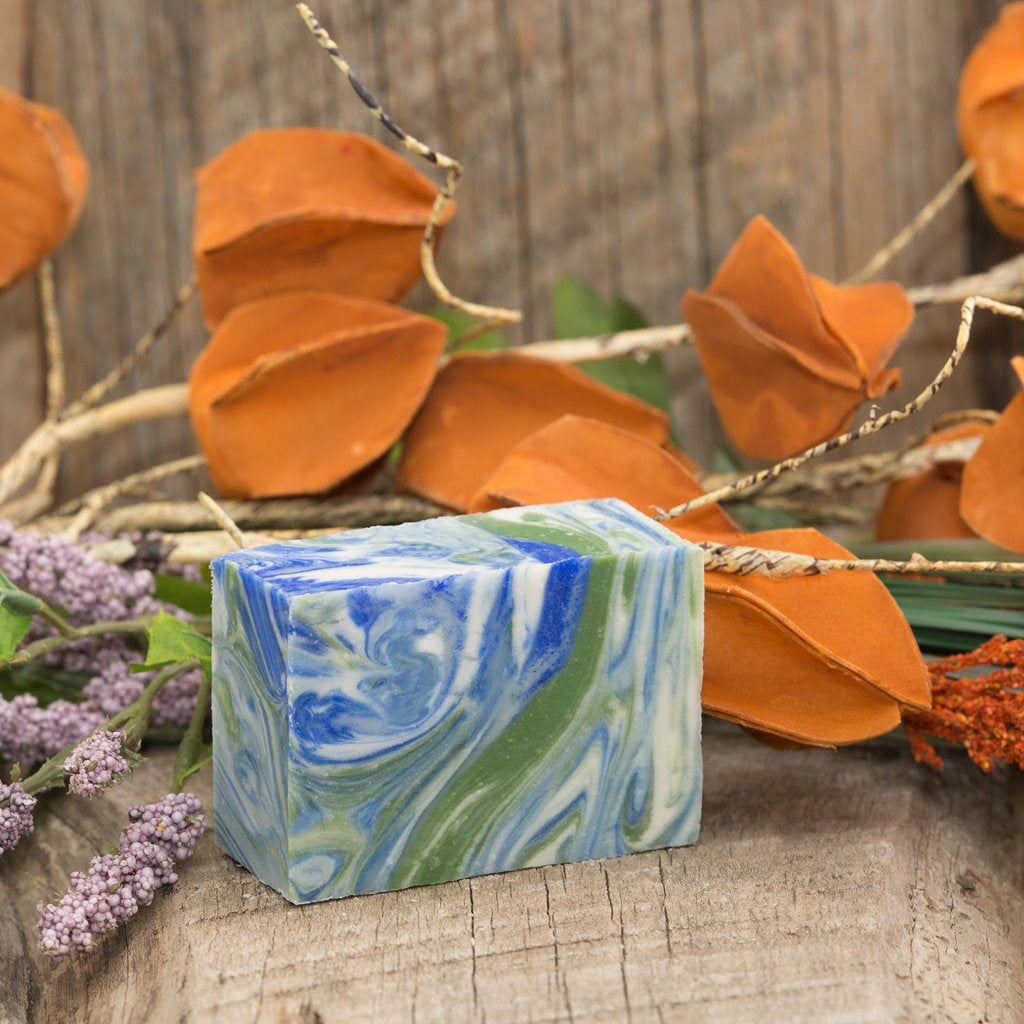 Bar Soap - Double  Mint Swirl