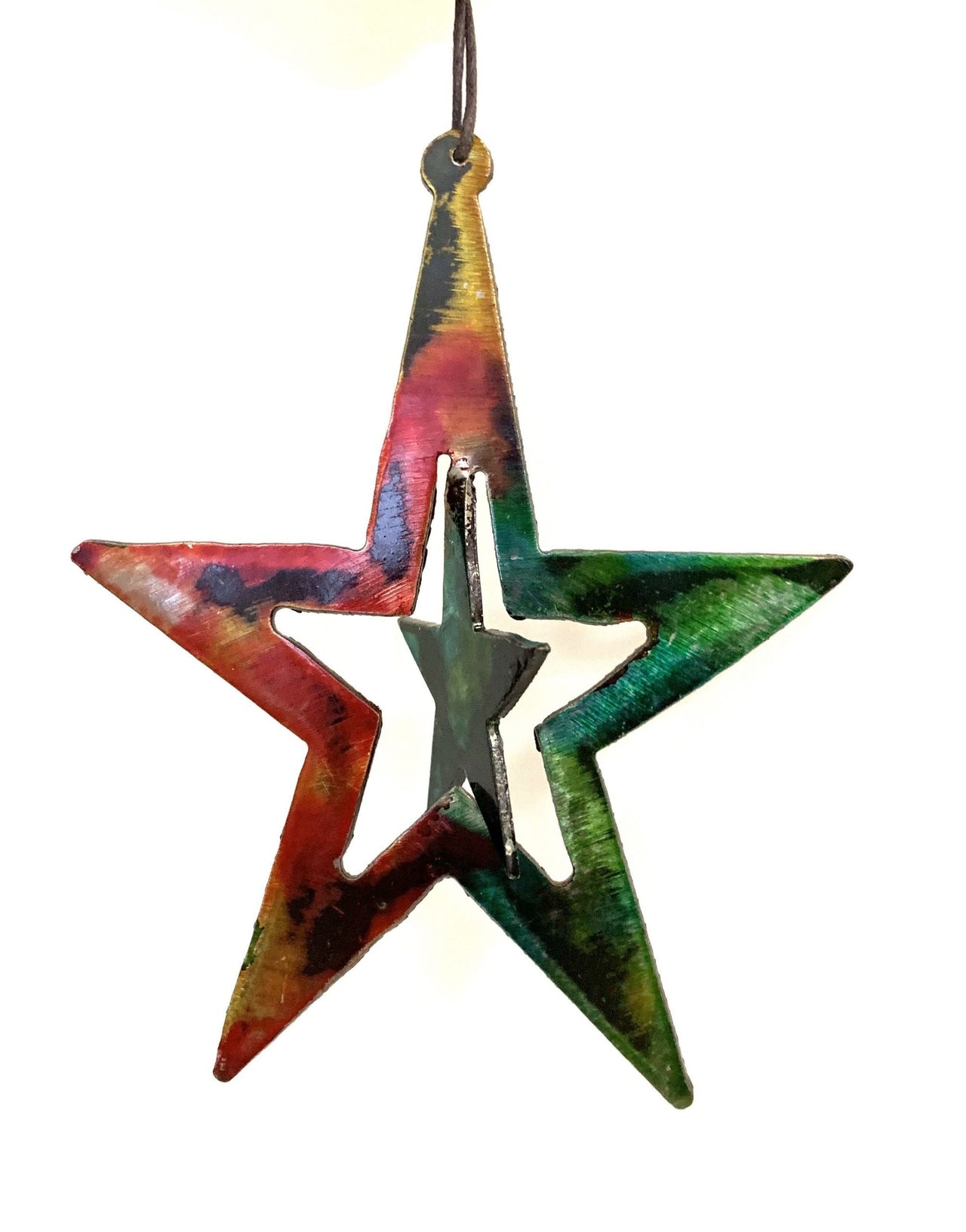 Metal Hand-painted Double star