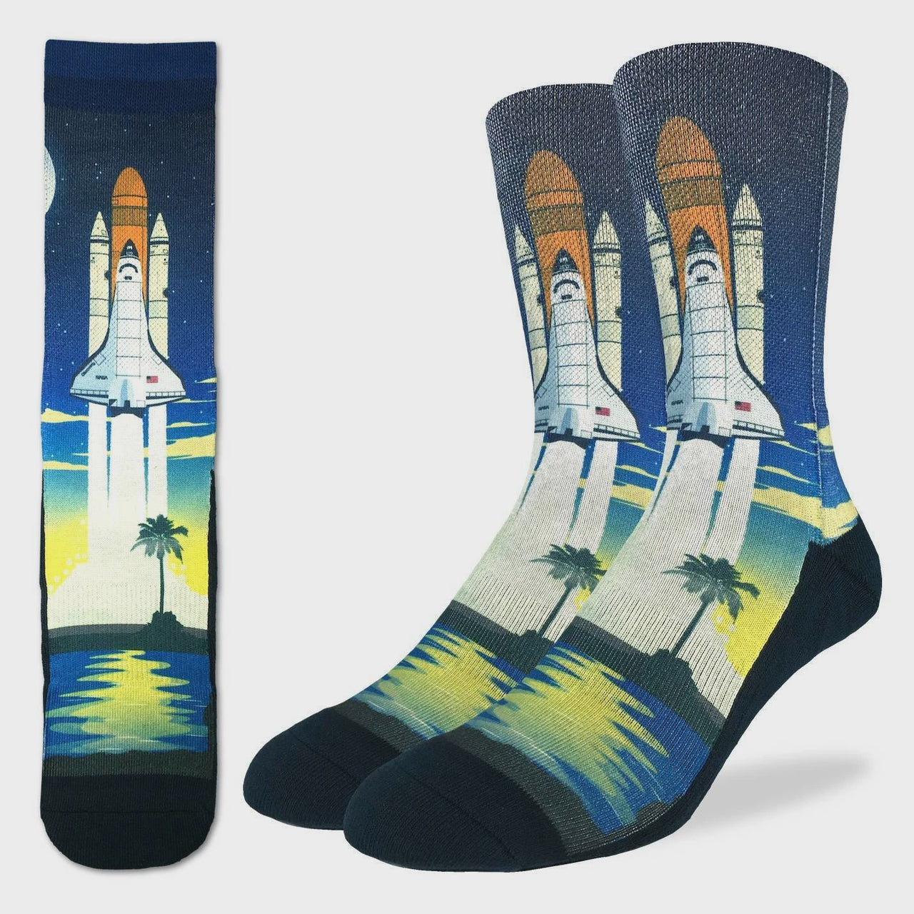 Men's Socks - Space Shuttle Launch