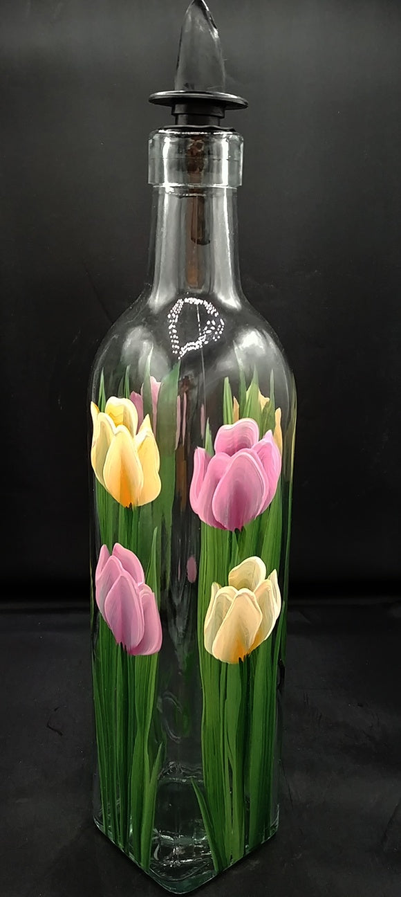 Everything Bottles - Pink & Yellow Tulips
